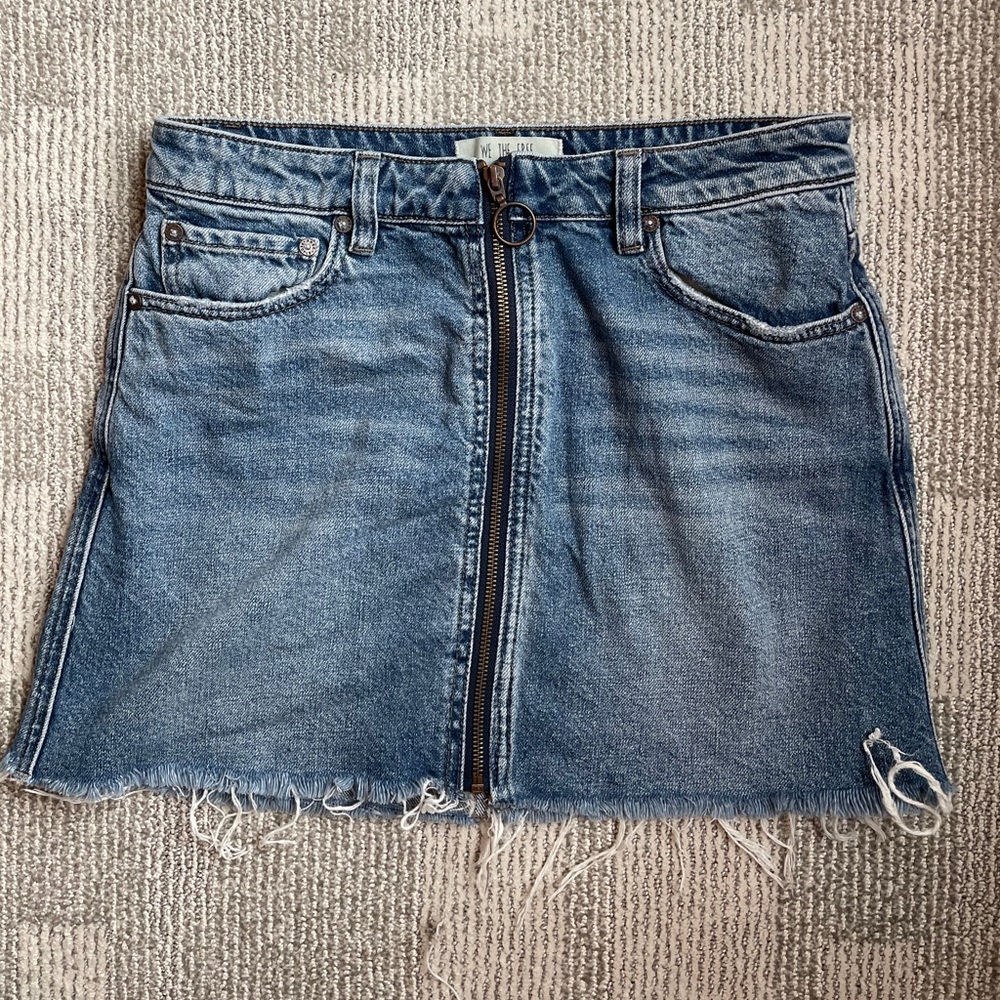 We The Free denim skirt
